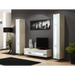 Cama Living room cabinet set VIGO NEW 12 sonoma/white gloss - Modern wall unitsMES-NOW<<<Wall UnitsMES<<<ActionPL
