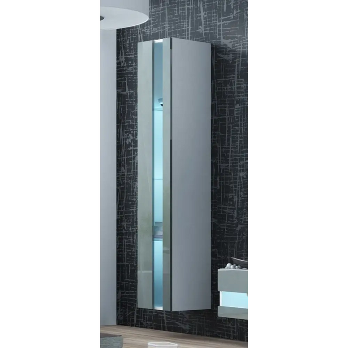 Cama Living room cabinet set VIGO NEW 12 white/grey gloss - Modern wall unitsMES-NOW<<<Wall UnitsMES<<<ActionPL
