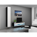 Cama Living room cabinet set VIGO NEW 13 black/white gloss - Modern wall unitsMES-NOW<<<Wall UnitsMES<<<ActionPL
