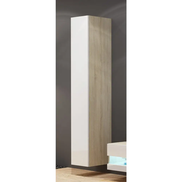 Cama Living room cabinet set VIGO NEW 13 sonoma/white gloss - Modern wall unitsMES-NOW<<<Wall UnitsMES<<<ActionPL