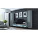 Cama Living room cabinet set VIGO NEW 4 white/grey gloss - Modern wall unitsMES-NOW<<<Wall UnitsMES<<<ActionPL