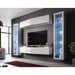 Cama Living room cabinet set VIGO SLANT 8 white/white gloss - Modern wall unitsMES-NOW<<<Wall UnitsMES<<<ActionPL