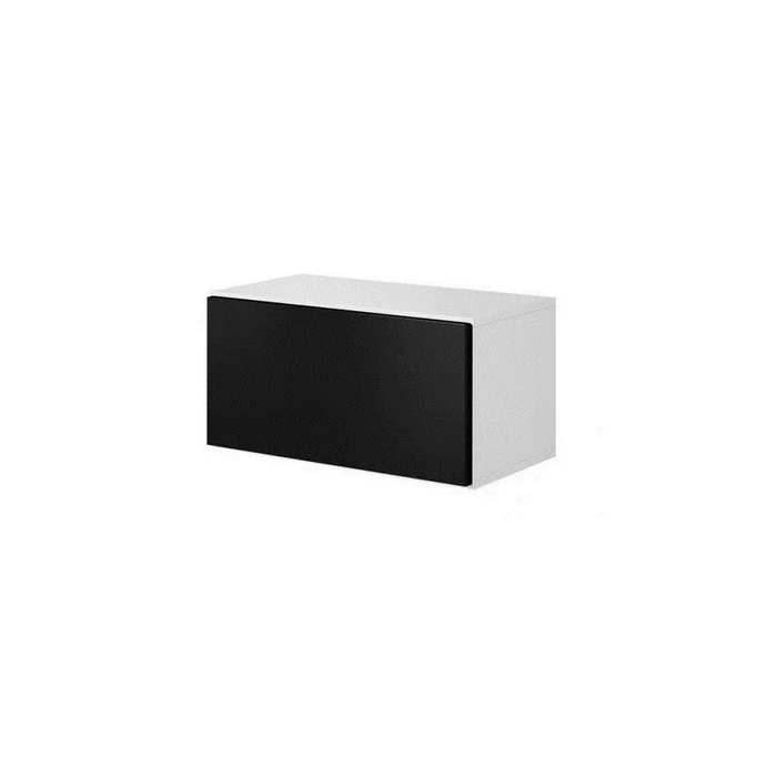 Cama living room furniture set ROCO 10 (2xRO3 + RO6) white/white/black - Modern wall unitsMES-NOW<<<Wall