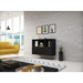 Cama living room furniture set ROCO 12 (RO1 + 3xRO6) black/black/black - Modern wall unitsMES-NOW<<<Wall
