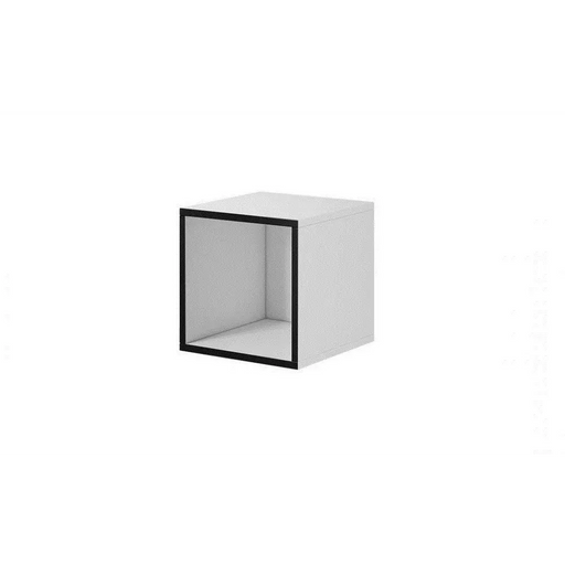 Cama living room furniture set ROCO 12 (RO1 + 3xRO6) white/black/white - Modern wall unitsMES-NOW<<<Wall