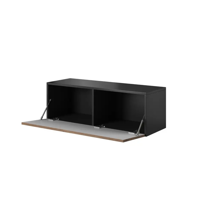 Cama living room furniture set ROCO 13 (RO1 + 3xRO5) white/white/black - Modern wall unitsMES-NOW<<<Wall