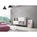 Cama living room furniture set ROCO 15 (RO4 + 2xRO3 + 2xRO6) white/white/white - Modern wall unitsMES-NOW<<<Wall