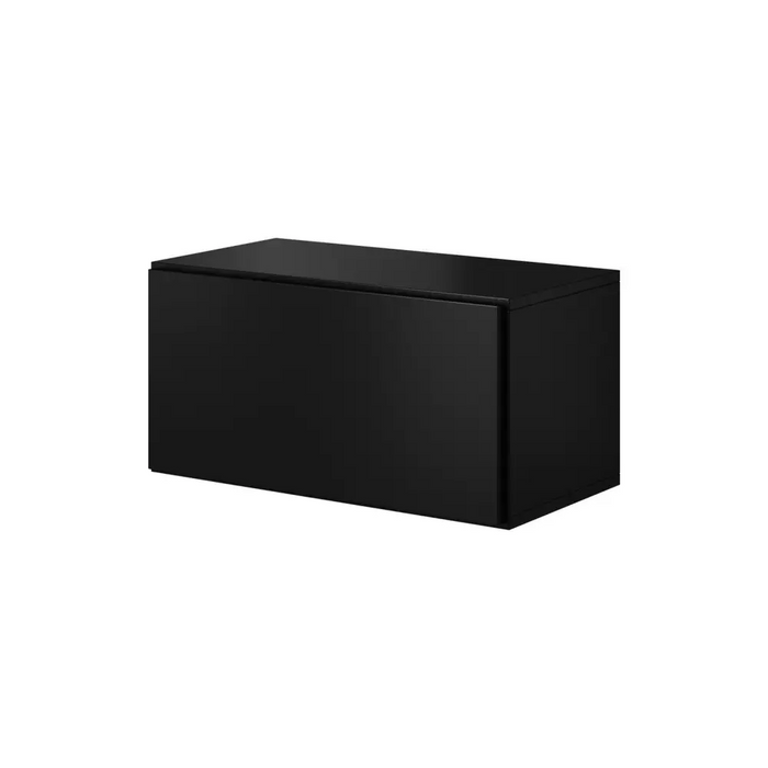 Cama living room furniture set ROCO 16 (RO1 + RO2 + RO3 + RO4) black/black/black - Modern wall unitsMES-NOW<<<Wall