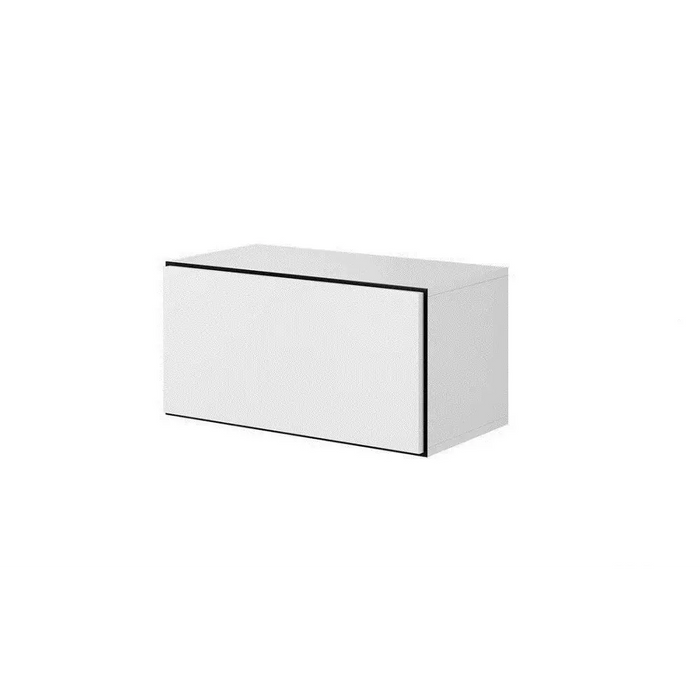 Cama living room furniture set ROCO 16 (RO1 + RO2 + RO3 + RO4) black/white/black - Modern wall unitsMES-NOW<<<Wall