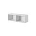 Cama living room furniture set ROCO 16 (RO1 + RO2 + RO3 + RO4) white/white/black - Modern wall unitsMES-NOW<<<Wall
