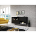 Cama living room furniture set ROCO 16 (RO1 + RO2 + RO3 + RO4) black/black/black - Modern wall unitsMES-NOW<<<Wall