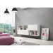 Cama living room furniture set ROCO 16 (RO1 + RO2 + RO3 + RO4) white/white/white - Modern wall unitsMES-NOW<<<Wall