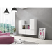 Cama living room furniture set ROCO 18 (4xRO3 + 2xRO6) white/white/white - Modern wall unitsMES-NOW<<<Wall