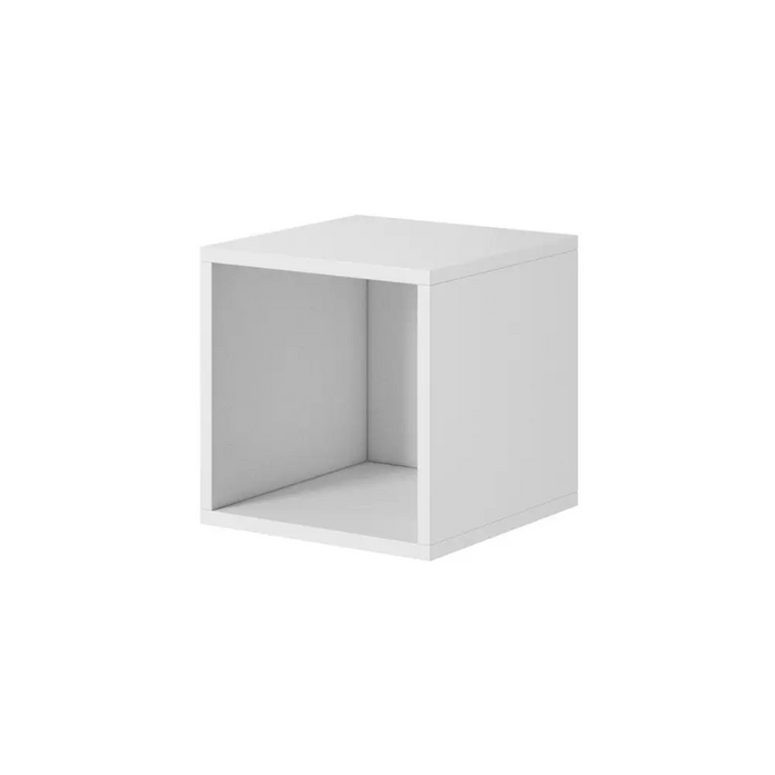 Cama living room furniture set ROCO 19 (4xRO3 + 4xRO6) white/white/black - Modern wall unitsMES-NOW<<<Wall