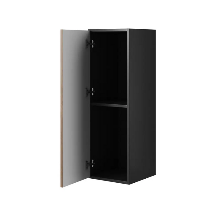 Cama living room furniture set ROCO 5 (RO1 + 2xRO4 + 2xRO5) black/black/white - Modern wall unitsMES-NOW<<<Wall