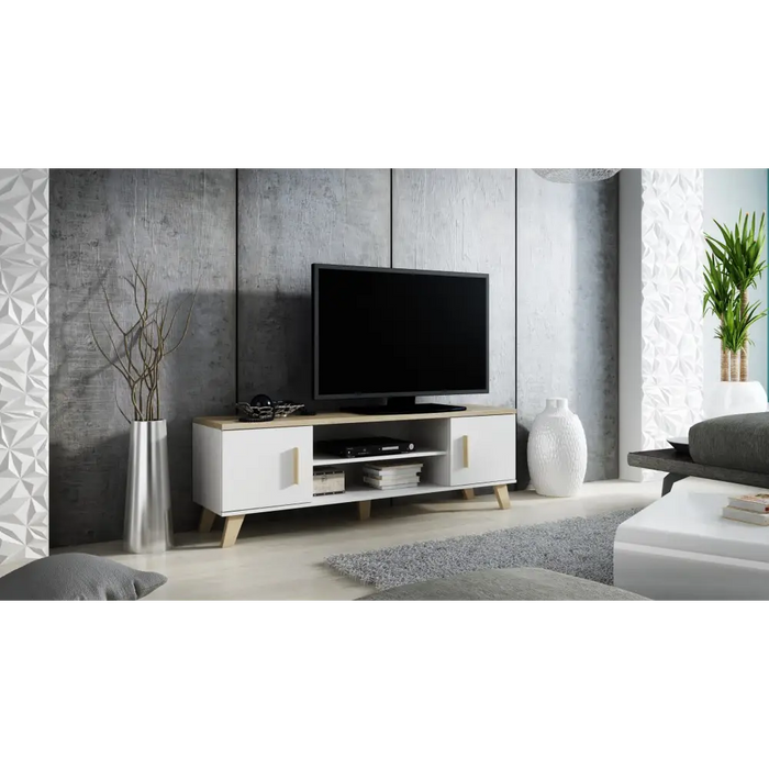 Cama living room set LOTTA 1 (RTV stand 160 + display cabinet 120 + sideboard 110) - Modern wall unitsMES-NOW<<<Wall