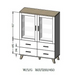 Cama LOTTA SET 2 living room storage cabinets Storage combination - Modern wall unitsMES-NOW<<<Wall UnitsMES<<<ActionPL