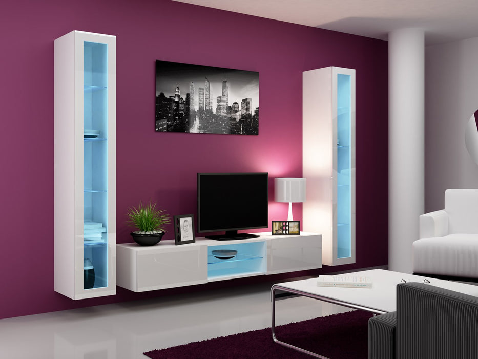 Cama Glass-case VIGO '180' 180/40/30 white/white gloss