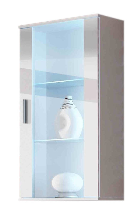 Cama hanging display cabinet SOHO white/white gloss
