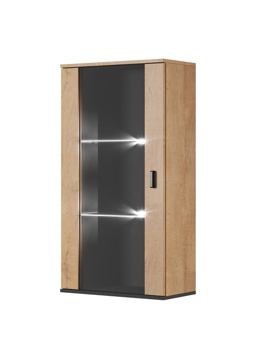 Cama hanging display cabinet SOHO lefkas oak/black