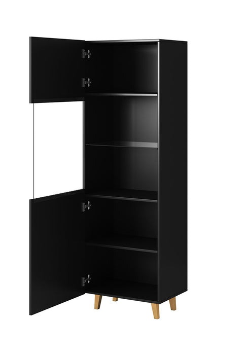 Display cabinet PAFOS 60x40x182 mat black