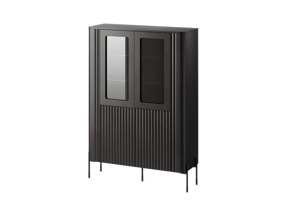Cama VERA display cabinet 110x40x160 matt black