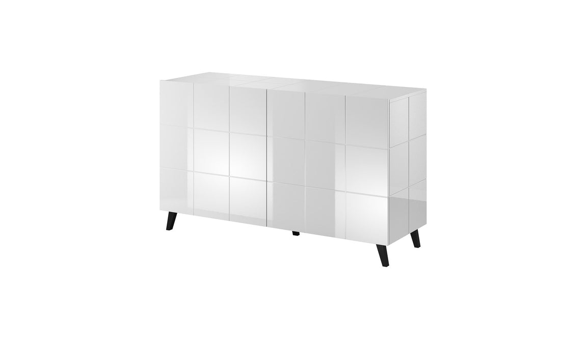 Cama sideboard 2D REJA white gloss/white gloss