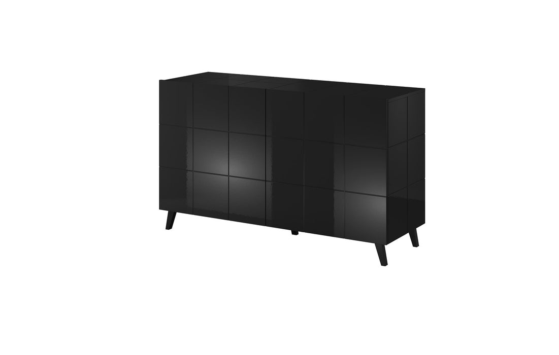 Cama sideboard 2D REJA black gloss/black gloss