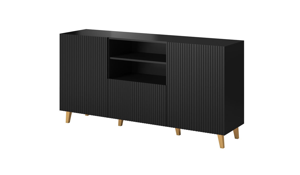 Cama Commode PAFOS 150x42x82 Black matt