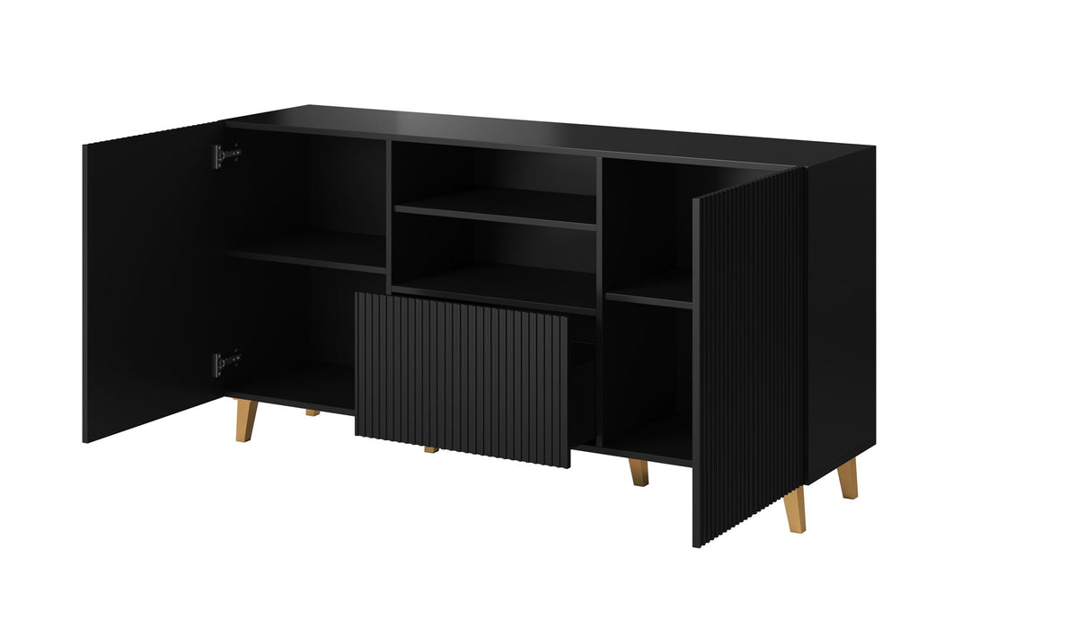 Cama Commode PAFOS 150x42x82 Black matt