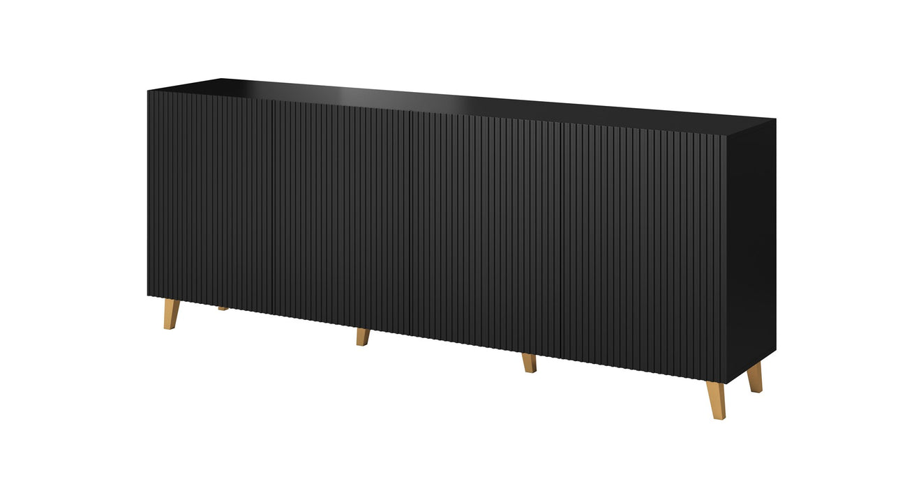 Cama Commode PAFOS 200x42x82 Black matt
