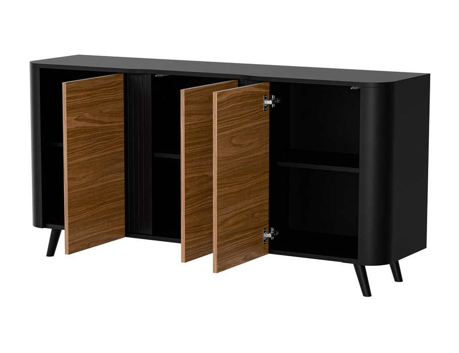 Cama VOLARE chest of drawers 151 x 39 x 75 cm black/walnut