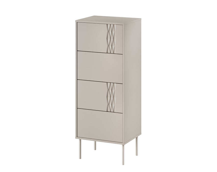 Cama 4S TRESSE chest of drawers 50x40x125 cashmere matt