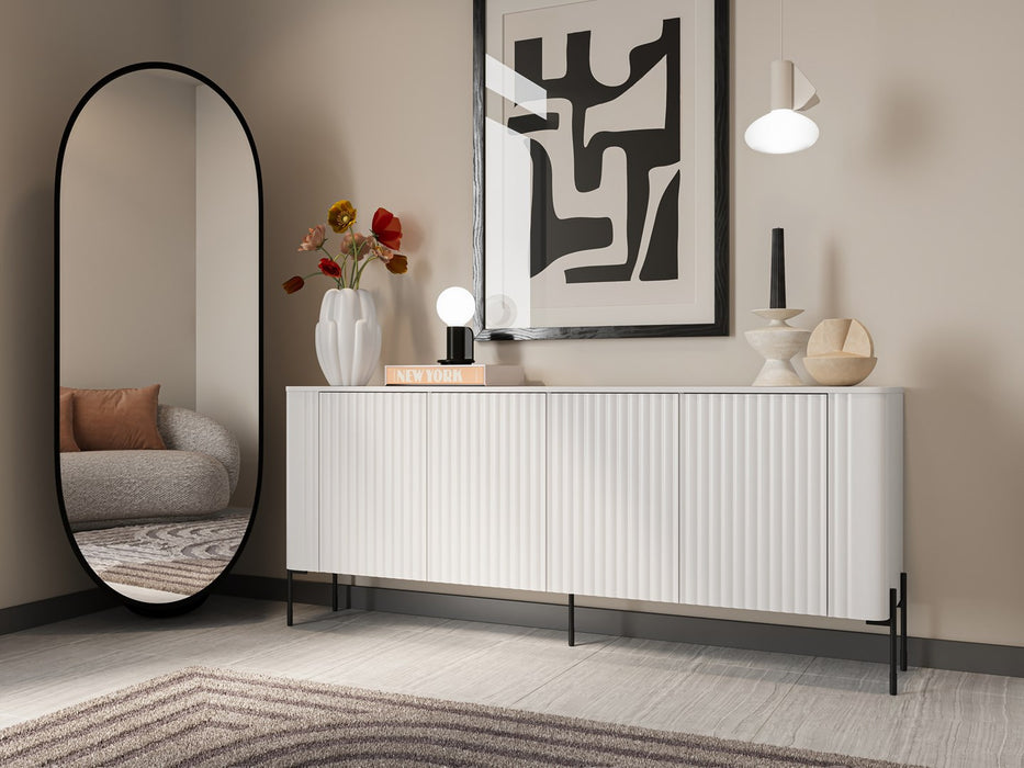 Cama VERA chest of drawers 190x40x80 matt white