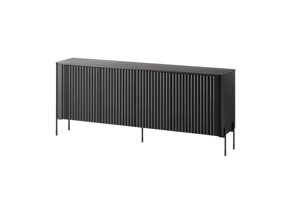 Cama VERA chest of drawers 190x40x80 black matt