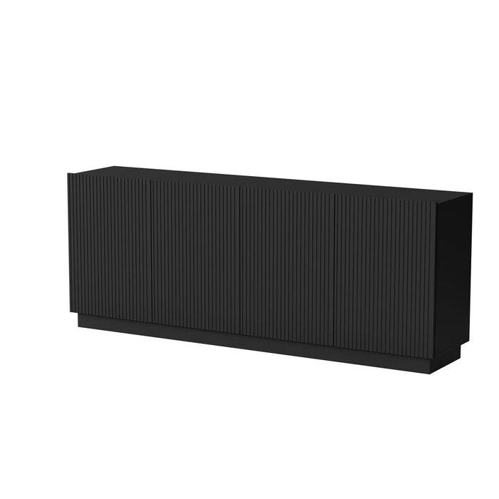 Cama LIVERTI chest of drawers 200x42x78 black