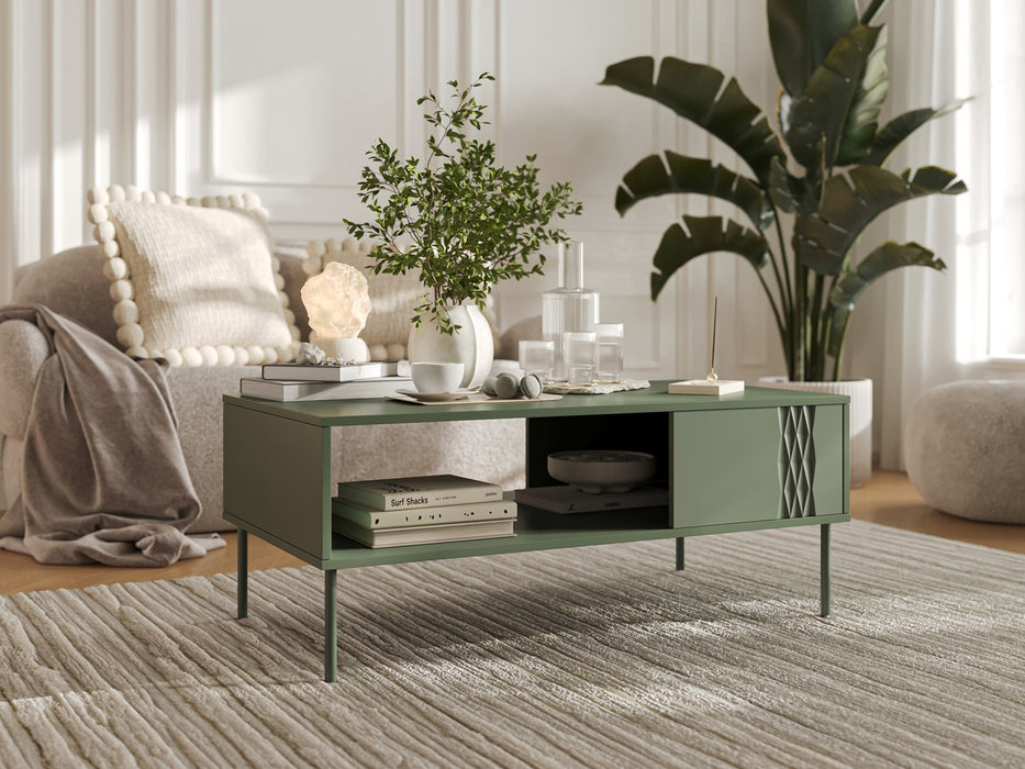 Cama TRESSE bench/table 110x60x40 matte green
