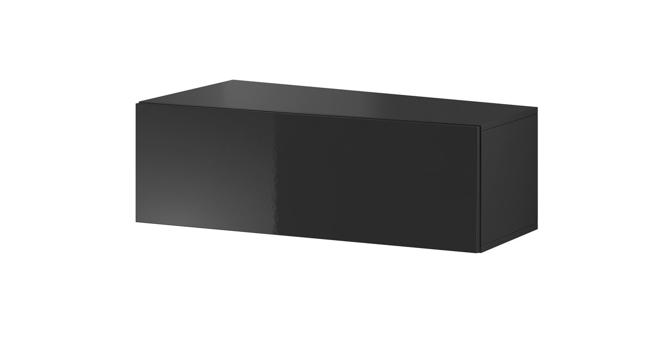 Cama Living room cabinet set VIGO SLANT 3 black/black gloss