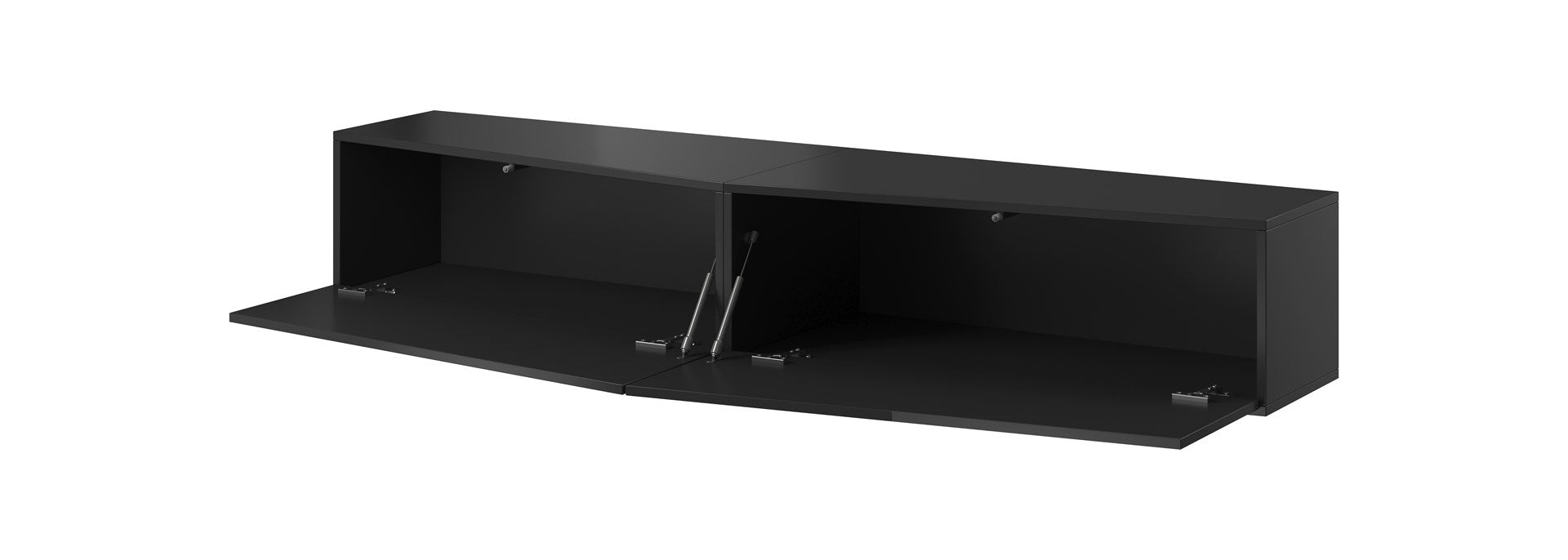 Cama Living room cabinet set VIGO SLANT 6 black/black gloss