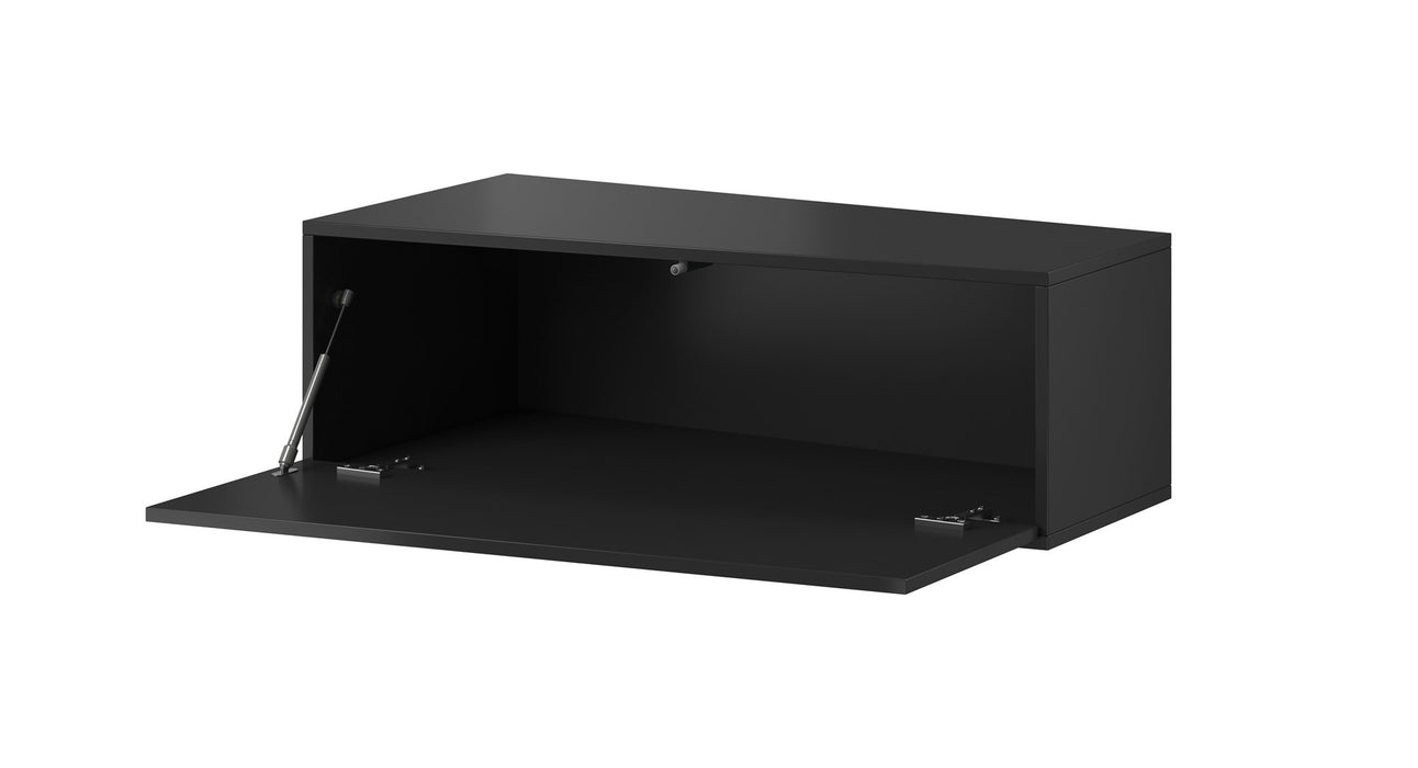 Cama Living room cabinet set VIGO SLANT 7 black/black gloss