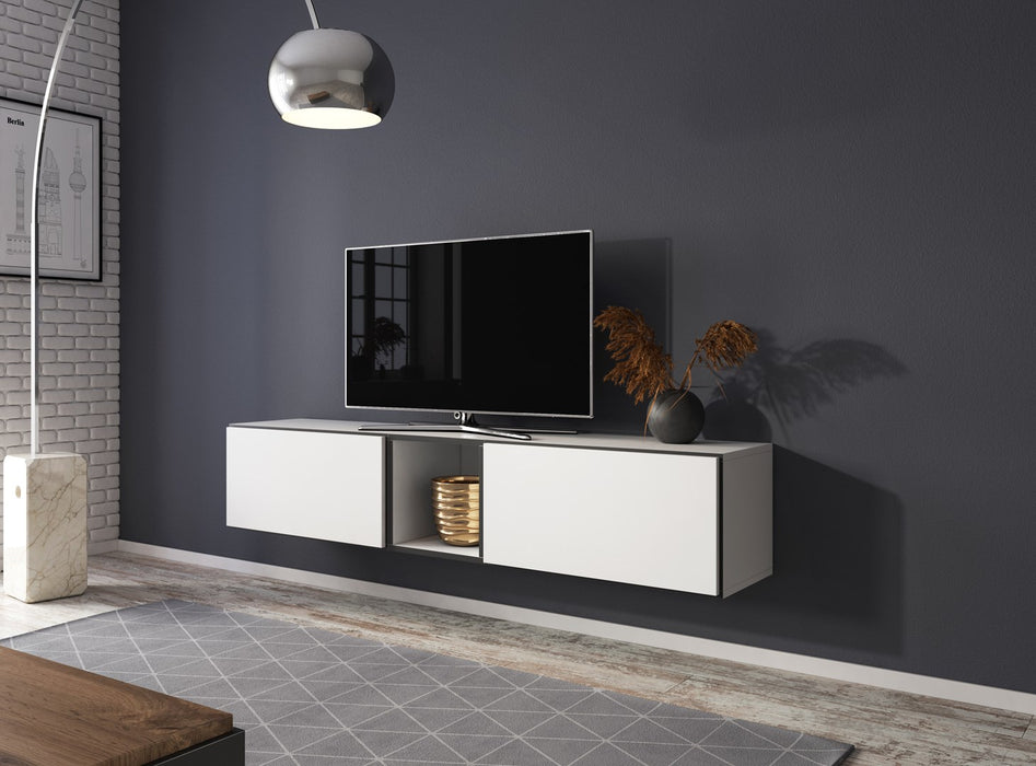 Cama living room furniture set ROCO 10 (2xRO3 + RO6) white/black/white