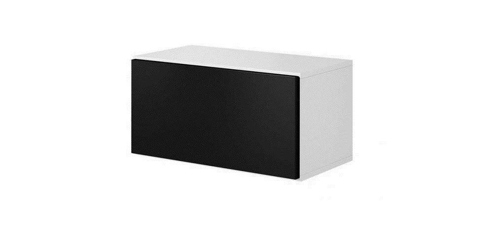 Cama living room furniture set ROCO 15 (RO4+2xRO3+2xRO6) white/white/black