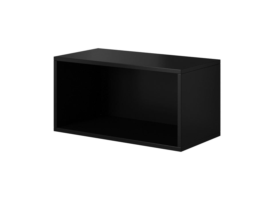 Cama living room furniture set ROCO 15 (RO4+2xRO3+2xRO6) black/black/white