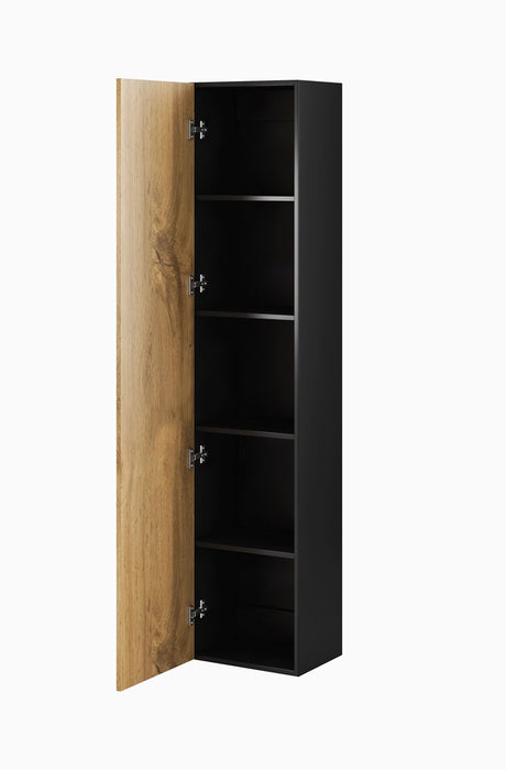 Cama living room cabinet set VIGO 3 black/wotan oak