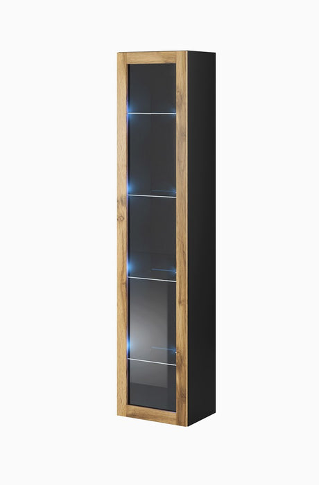 Cama living room cabinet set VIGO 3 black/wotan oak