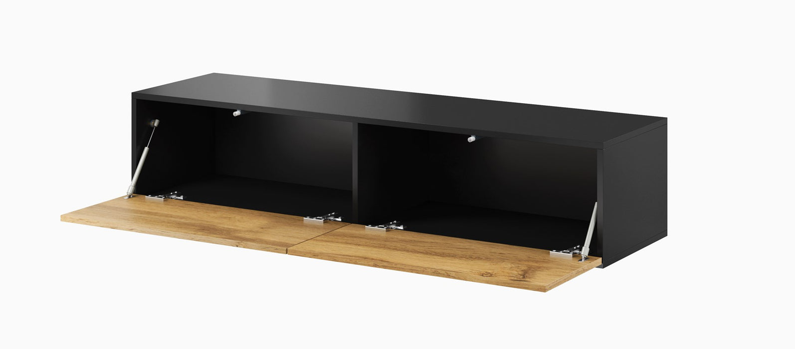 Cama living room cabinet set VIGO 9 black/wotan oak