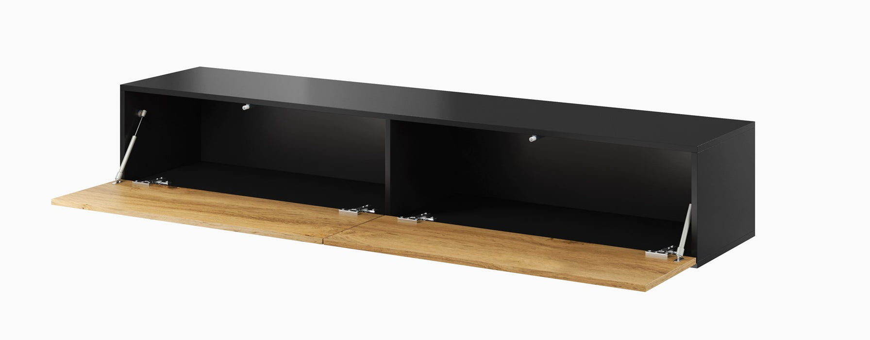 Cama living room cabinet set VIGO 23 black/wotan oak