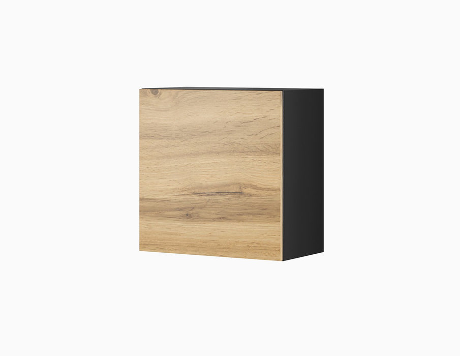 Cama living room cabinet set VIGO 23 black/wotan oak