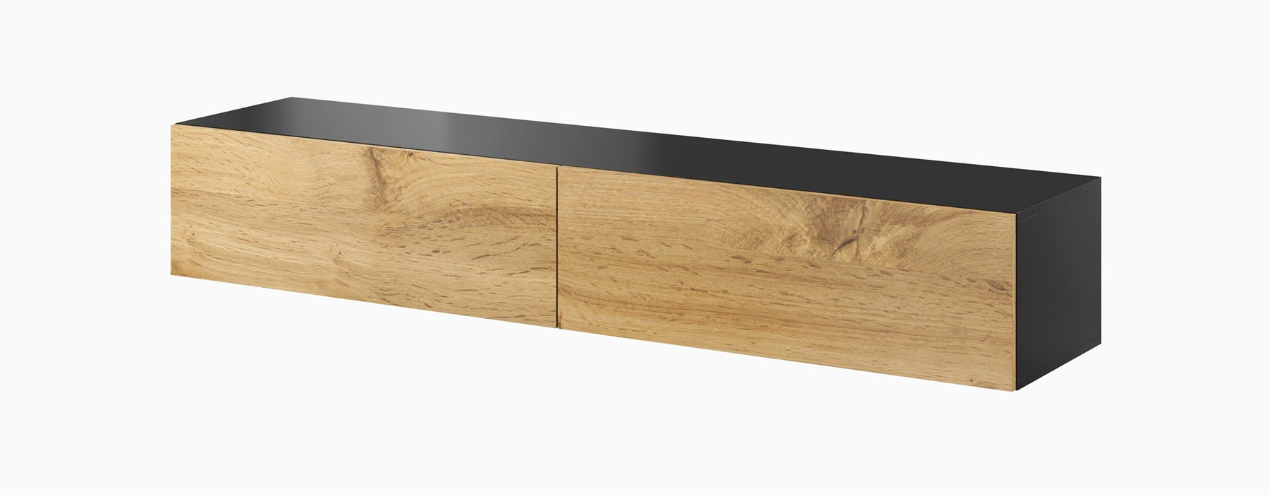 Cama living room cabinet set VIGO 23 black/wotan oak