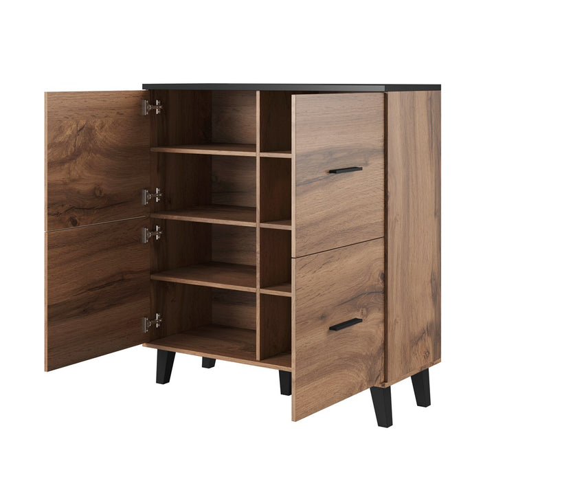 Cama living room set LOTTA 1 (RTV stand 160 + display cabinet 120 + sideboard 110 4D + coffee table 60)